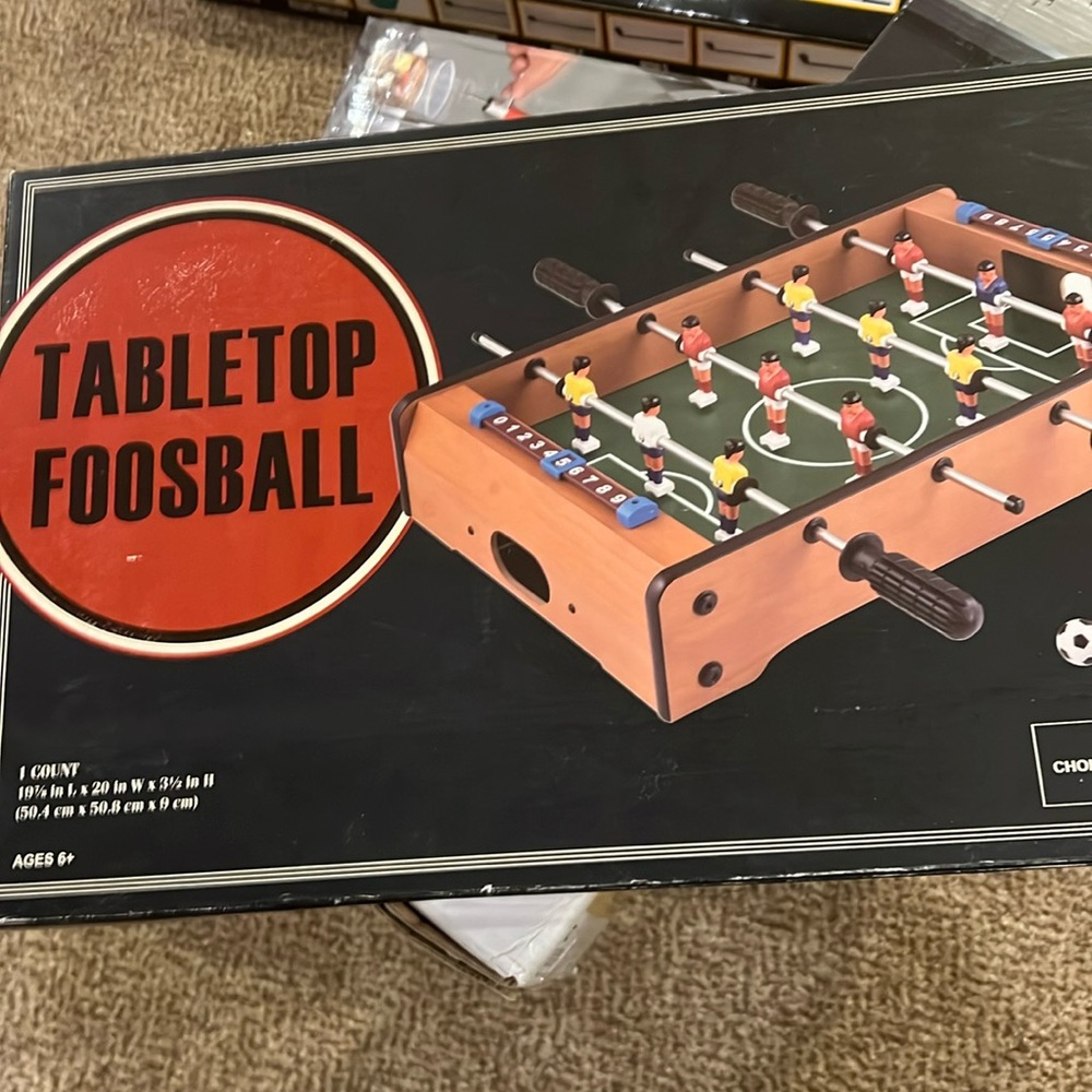 NEW TABLE TOP FOOSBALL !